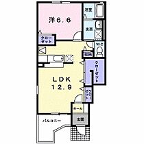 ブロード　ガーデンII  ｜ 兵庫県加古川市野口町坂井71-1-2（賃貸アパート1LDK・1階・49.43㎡） その2