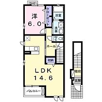 ビアン　カンパーニュIIA  ｜ 兵庫県加古川市野口町良野86-1（賃貸アパート1LDK・2階・53.60㎡） その2