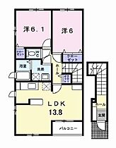 マリンスカイB  ｜ 兵庫県加古郡播磨町北本荘２丁目9-15（賃貸アパート2LDK・2階・61.76㎡） その2