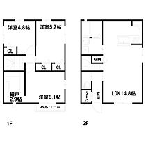 スマートハイム北本荘C棟  ｜ 兵庫県加古郡播磨町北本荘１丁目11-13（賃貸一戸建3LDK・--・74.06㎡） その2