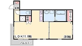 兵庫県加古川市野口町水足（賃貸アパート1LDK・2階・46.58㎡） その2