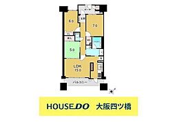 キングマンション大阪ベイ 3LDKの間取図画像