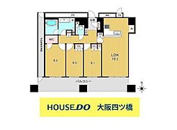 ザ・梅田タワー 3LDKの間取図画像