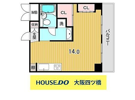 1R 間取り