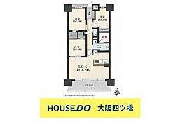 ハルモシティ 3LDKの間取図画像