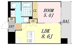 Luxe新大阪1  ｜ 大阪府大阪市淀川区西宮原1丁目（賃貸マンション1DK・7階・34.65㎡） その2