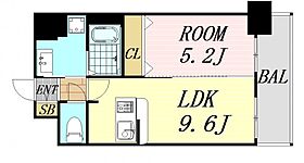 ディームス江坂  ｜ 大阪府吹田市江の木町（賃貸マンション1LDK・6階・37.20㎡） その2