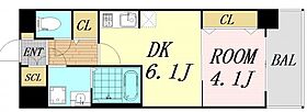 スプランディッド新大阪EAST  ｜ 大阪府大阪市東淀川区淡路1丁目（賃貸マンション1DK・5階・30.36㎡） その2