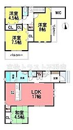 春日井市第3上田楽町坊之越　新築　全3棟