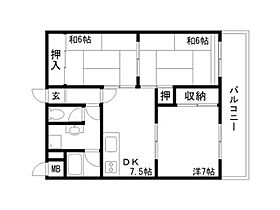 グランドメゾン中山手 102 ｜ 兵庫県神戸市中央区中山手通4丁目10-3（賃貸マンション3LDK・1階・61.20㎡） その2