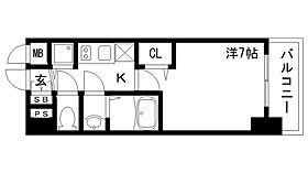 プレサンス三宮東フィール  ｜ 兵庫県神戸市中央区筒井町3丁目12-22（賃貸マンション1K・6階・22.62㎡） その2