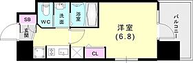 エステムコート神戸ハーバーランド前VIIレーベル 412 ｜ 兵庫県神戸市兵庫区佐比江町7-5（賃貸マンション1K・4階・21.61㎡） その2