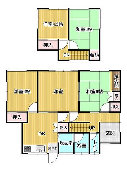 間取りを拡大表示