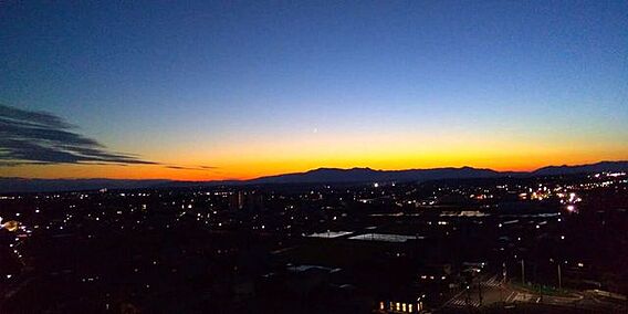 夜景も綺麗に見...