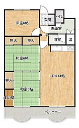 間取図画像 3LDK