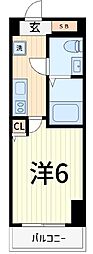 ジェノヴィア青砥スカイガーデン 1Kの間取図画像