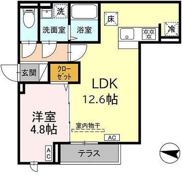 グラナーデ西亀有 301｜東京都葛飾区西亀有3丁目(賃貸アパート1LDK・3階・40.13㎡)の写真 その10