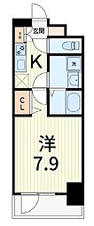 RELUXIATOKYOEAST2 1Kの間取図画像