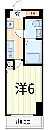 ジェノヴィア青砥スカイガーデン 1Kの間取図画像