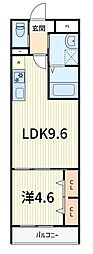 robot home 金町II 1LDKの間取図画像