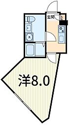 レピュア青砥レジデンス 1Kの間取図画像