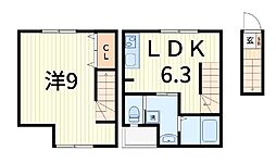 間取図画像 1LDK