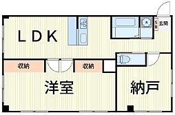 サイプレスガーデン 1SLDKの間取図画像
