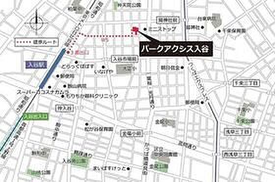 東京都台東区入谷2丁目(賃貸マンション2DK・6階・39.68㎡)の写真 その3
