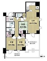 東京都新宿区下落合2丁目4-10（賃貸マンション3LDK・2階・60.65㎡） その2