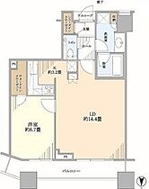 東京都新宿区西新宿6丁目20-7（賃貸マンション1LDK・26階・55.11㎡） その2