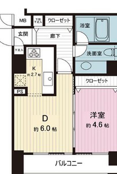 東京都新宿区西新宿7丁目(賃貸マンション1DK・3階・35.84㎡)の写真 その2