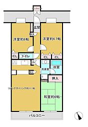 間取図画像 3LDK