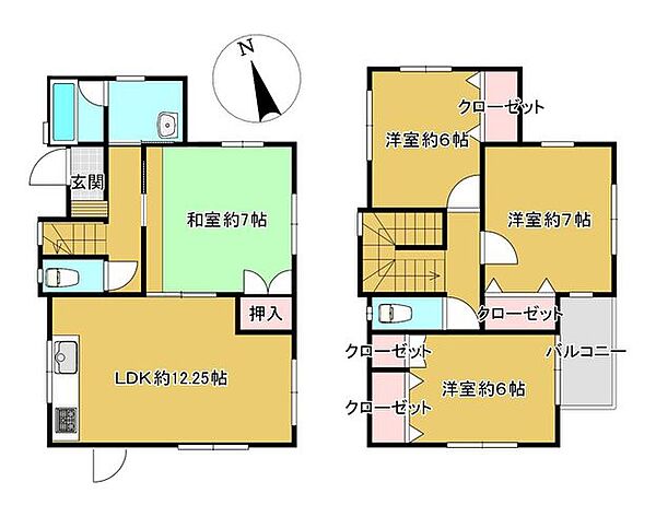 間取りを拡大表示