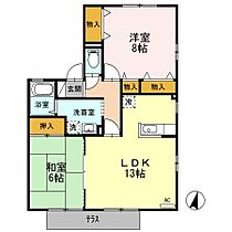 山口県山口市矢原1089-2（賃貸アパート2LDK・2階・63.82㎡） その2