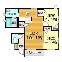 山口県山口市大内千坊4丁目1-48（賃貸アパート2LDK・1階・49.97㎡） その2