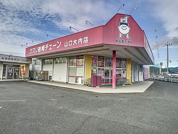 画像12:クスリ岩崎チェーン山口大内店(1、881m)