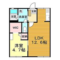 山口県山口市小郡明治1丁目16-10（賃貸アパート1LDK・1階・42.57㎡） その2