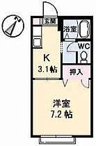 山口県山口市小郡上郷1713-12（賃貸アパート1K・1階・24.71㎡） その2