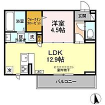 山口県山口市小郡船倉町2-34（賃貸アパート1LDK・1階・42.67㎡） その2