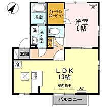 山口県山口市平井749-1（賃貸アパート1LDK・1階・44.21㎡） その2