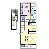 山口県山口市三和町14-34（賃貸アパート1LDK・2階・40.09㎡） その2