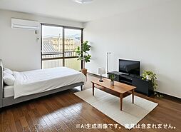 レジデンス荒瀬 205 2階1Kのリビング/ダイニング