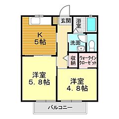 物件の間取り