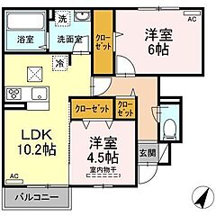 物件の間取り