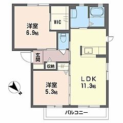 物件の間取り