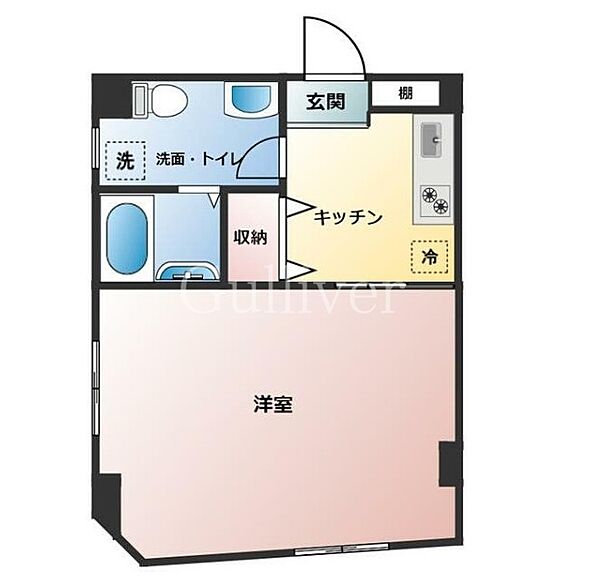 東京都杉並区荻窪5丁目(賃貸マンション1K・3階・29.50㎡)の写真 その2