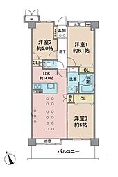 間取図画像 3LDK