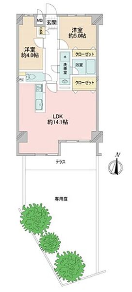 間取りを拡大表示