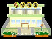 日野わかくさ幼稚園 距離約700m