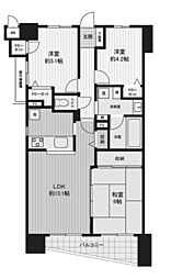 ライオンズマンション梅島中央公園 3LDKの間取図画像